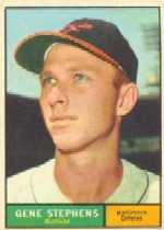 1961 Topps Baseball Cards      102     Gene Stephens